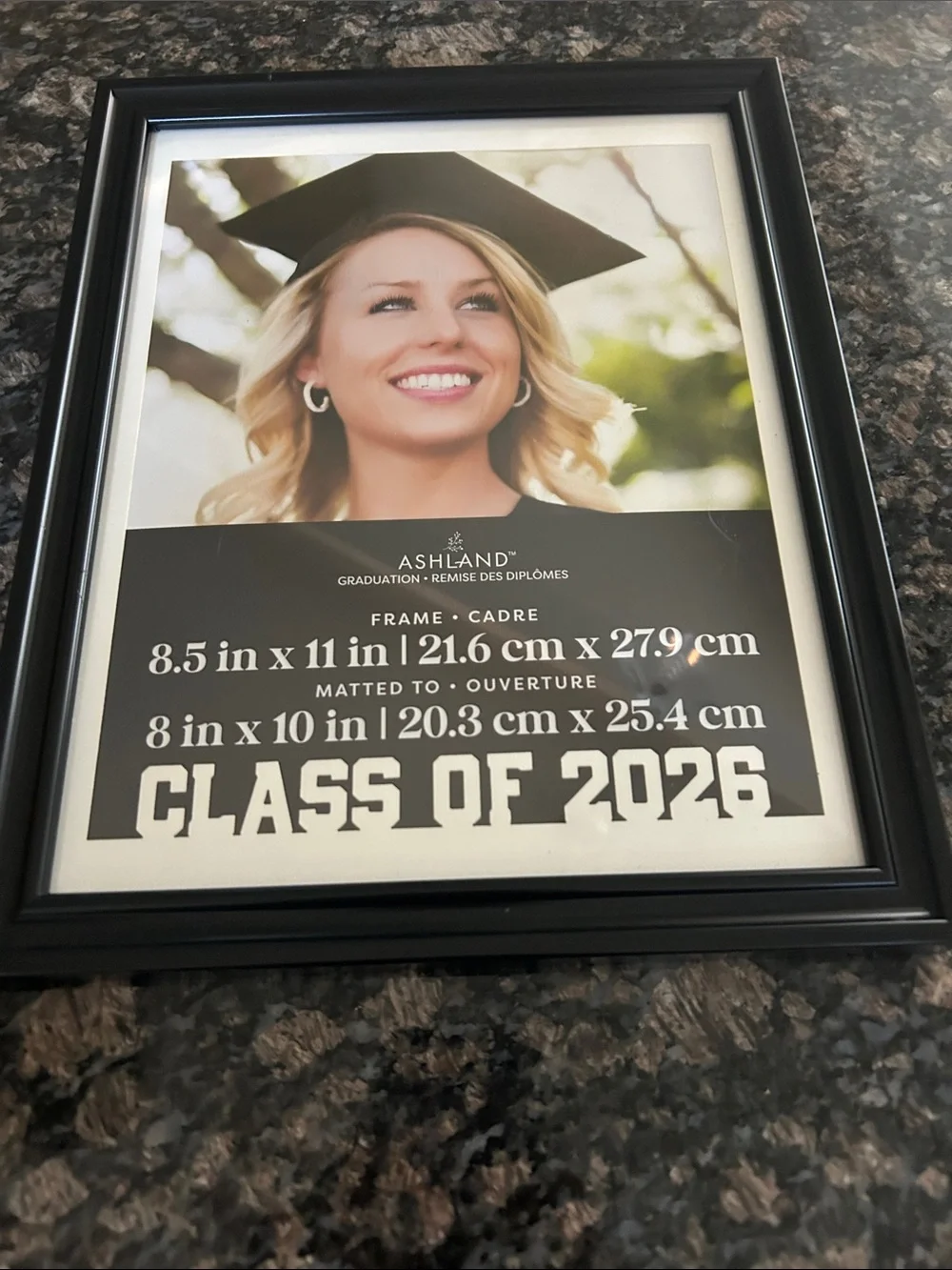 ASHLAND 8x10 BLACK CLASS OF 2026 MATTEE WALL FRAME NWT